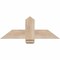 Ekena Millwork Eugene Smooth Timber Gable Bracket, Douglas Fir, 36"W x 13"H x 1 1/2"D x 5 1/2"F, 9/12 Pitch GBW036X13X0206EUG00SDF - alternate 1